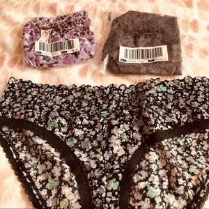 3 Victoria Secret Lace Hiphuggers (L)